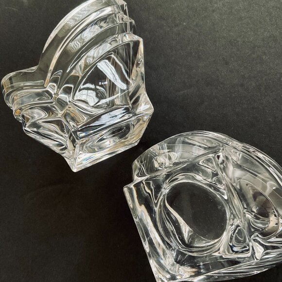 VINTAGE MIKASA Set of 2 Art Deco Votive Candleholders EUC - Picture 4 of 6